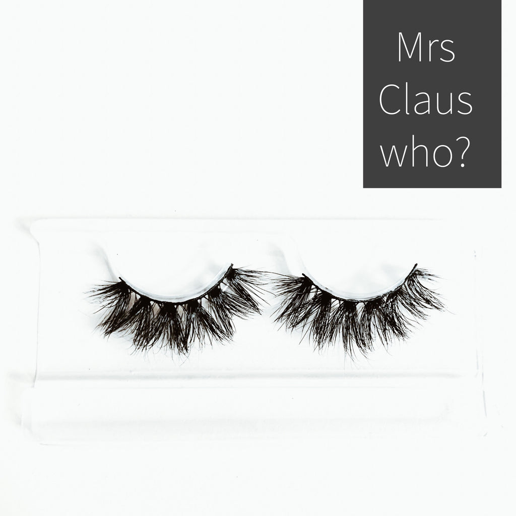 Mrs Claus Who? 3D Mink EyeLashes